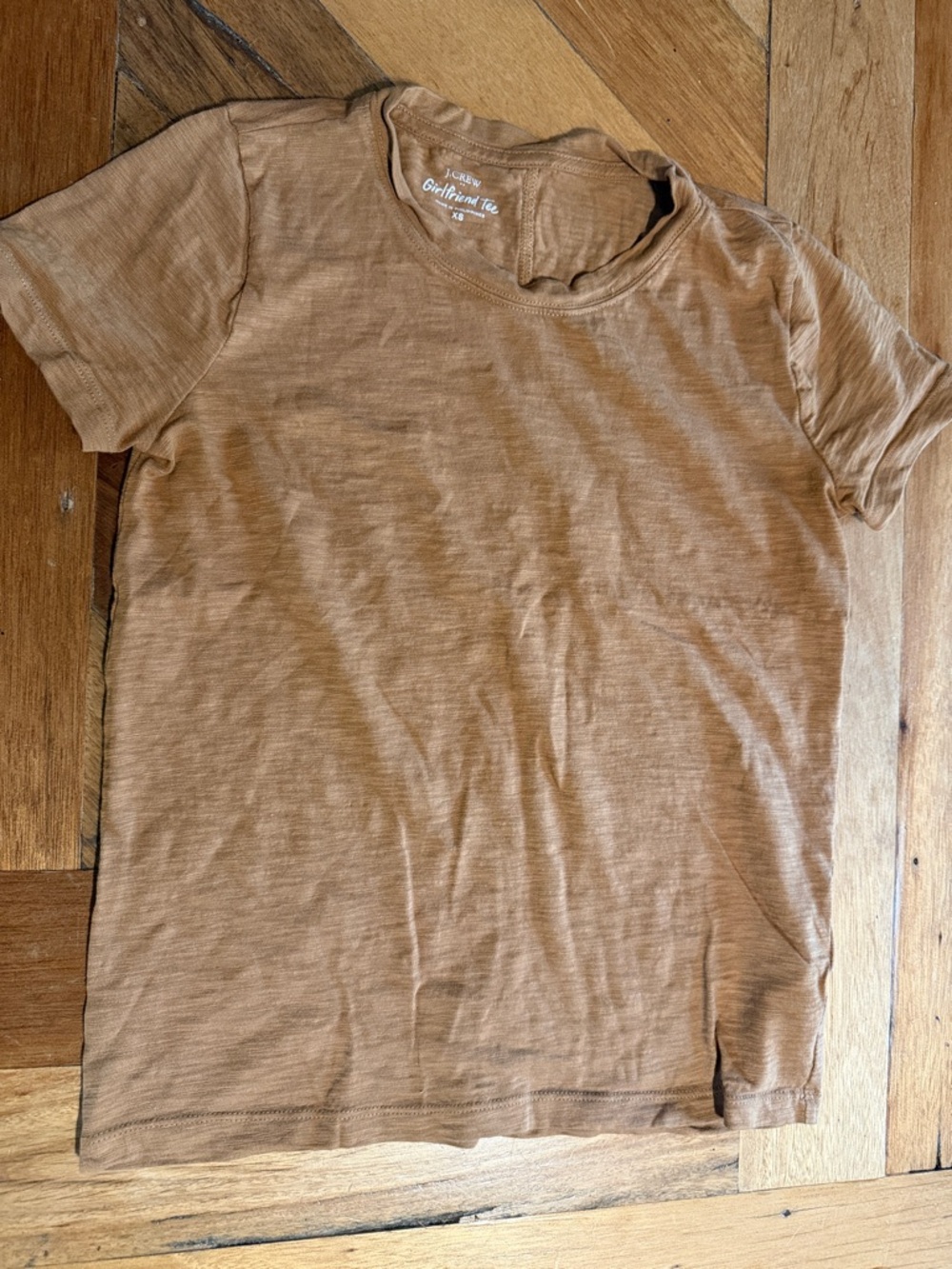 J.Crew Short Sleeve Tee in Warm Tan